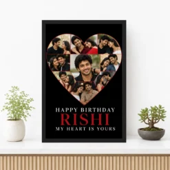 Birthday Gift for Boyfriend Photo Frame Romantic Couple 12 Birthday Gift for Boyfriend Photo Frame Romantic Couple mockup 3