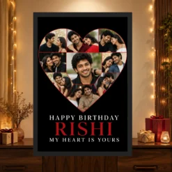 Birthday Gift for Boyfriend Photo Frame Romantic Couple 13 Birthday Gift for Boyfriend Photo Frame Romantic Couple mockup 4