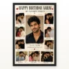Boyfriend Birthday Photo Frame | Personalized Birthday Gift Frame mockup 1