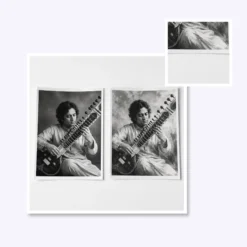 Black and White Digital Painting Photo Print – photo print quality and clean-edge detail
