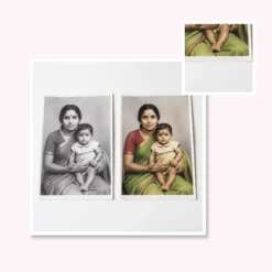 Black and White Photo Colourisation and Print 7 Black and White Photo Colourisation and Print – photo print quality and clean-edge detail