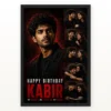 Brother Birthday Photo Frame Dramatic Lighting Pose | Personalized Birthday Gift Frame mockup 1