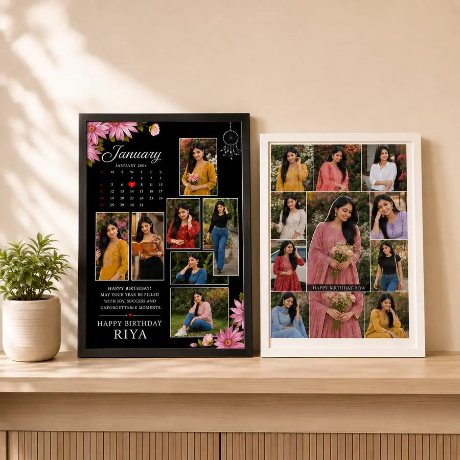 Multi-photo collage frames