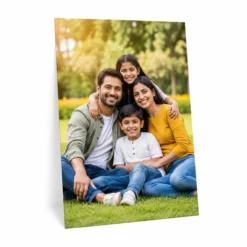 Custom unframed photo poster print on a white background