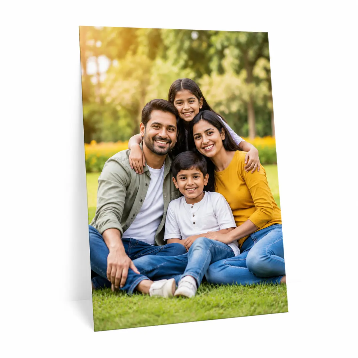 Custom Photo Poster Printing Online – A4 & A3 1 Custom unframed photo poster print on a white background