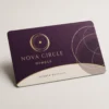Custom PVC Membership Card Printing | ₹99 12 Custom private PVC membership card printing with NOVA Circle artwork