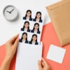 Express Passport Photo Printing & Delivery 10 Express printed passport photos packed securely for priority dispatch across India