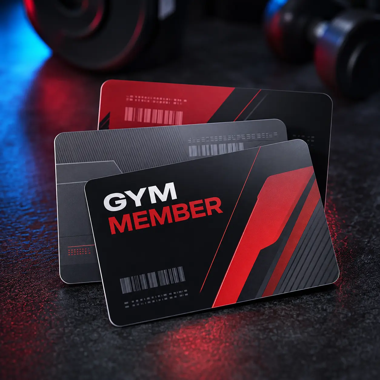 PVC Gym Membership Card Printing | ₹99 1 Custom PVC gym membership card printing