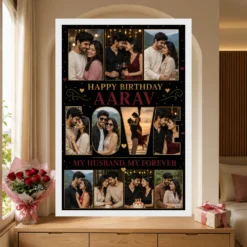 Birthday Frame Husband Wife Love Quote Multi Photo mockup 6