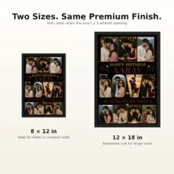 Birthday Frame Husband Wife Love Quote Multi Photo mockup 8