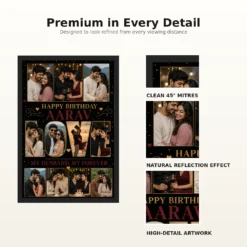 Birthday Frame Husband Wife Love Quote Multi Photo mockup 9