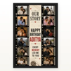 Birthday Gift for Husband Photo Frame Special Memories mockup 1
