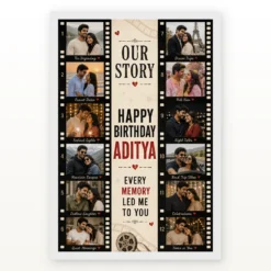 Birthday Gift for Husband Photo Frame Special Memories mockup 2