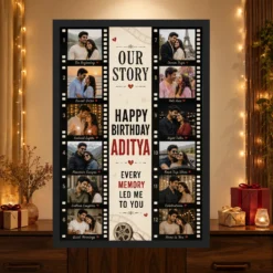 Birthday Gift for Husband Photo Frame Special Memories mockup 4