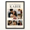 Happy Birthday Husband Photo Frame with Date and Name mockup 1
