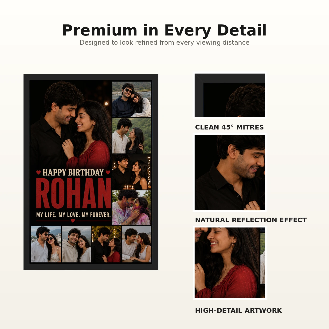 Husband Photo Frame My Life My Love Birthday Collage 9 Husband Photo Frame My Life My Love Birthday Collage mockup 9