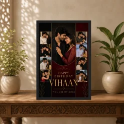 Photo Frame for Husband Birthday Gift Romantic Design 14 Photo Frame for Husband Birthday Gift Romantic Design mockup 5