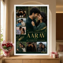 Photo Frame Gift for Husband Birthday Forever Person Design 15 Photo Frame Gift for Husband Birthday Forever Person Design mockup 6
