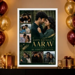 Photo Frame Gift for Husband Birthday Forever Person Design 19 Photo Frame Gift for Husband Birthday Forever Person Design mockup 10
