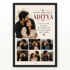 Photo Frame for Husband Birthday Wishes mockup 1