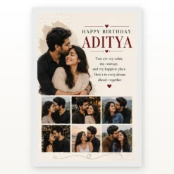 Photo Frame for Husband Birthday Wishes mockup 2