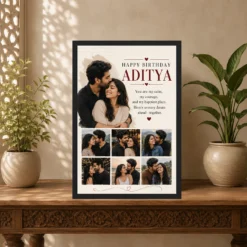 Photo Frame for Husband Birthday Wishes mockup 5