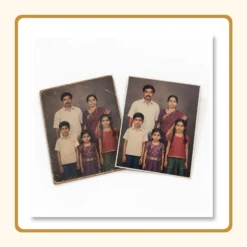 Old Photo Restoration and Reprint – complete print product view
