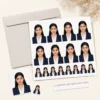 Passport & Stamp Size Photo Combo Pack 11 Printed passport size and stamp size photographs together in one value pack