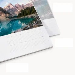Personalised Single-Sheet Photo Calendar – A4 & A3 7 Close-up of single-sheet photo calendar print quality