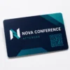 PVC Event & Conference Badge Printing | ₹99 13 Custom PVC event badge printing with NOVA Conference attendee artwork