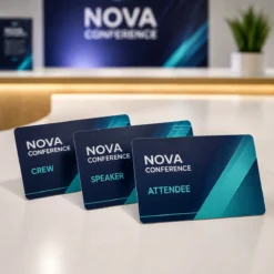 PVC Event & Conference Badge Printing | ₹99 10 PVC conference cards for attendee speaker and crew roles