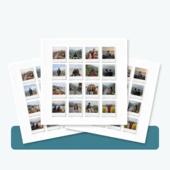 Retro Photo Prints – Set of 16 8 Retro Photo Prints – Set of 16 – physical photo print arrangement