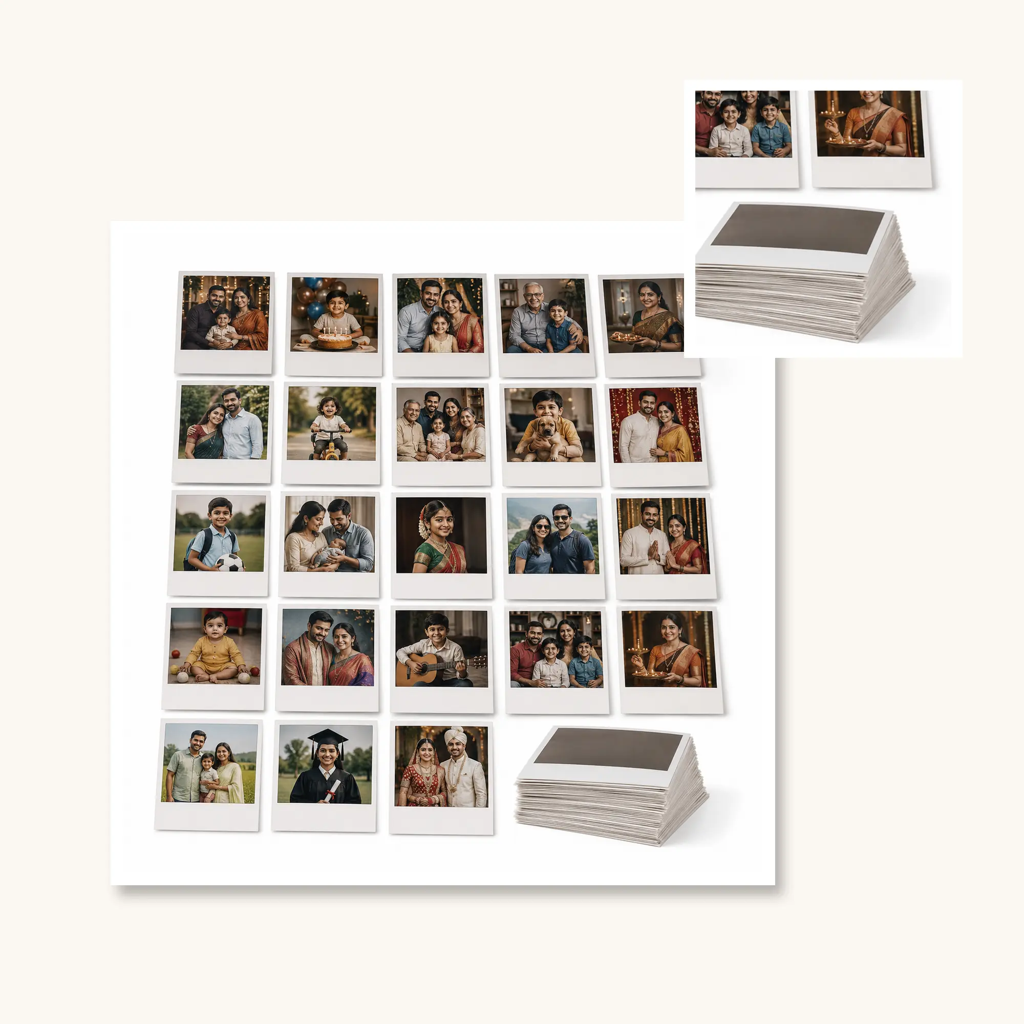 Retro Photo Prints – Set of 27 3 Retro Photo Prints – Set of 27 – photo print quality and clean-edge detail