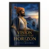 Shivaji Maharaj Vision Beyond the Horizon Photo Frame showing a blue-hour Konkan coast portrait with Sindhudurg and Maratha sailing vessels – Black Frame Main View