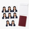 Physical USA visa photo prints in 2x2 inch 51x51 mm square format