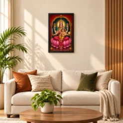 Santana Lakshmi — Goddess of Progeny Frame — black frame sofa