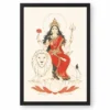 Durga — Modern Minimalist Ivory Frame 19 Durga — Modern Minimalist Ivory Frame — black frame clean