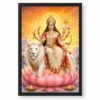 Durga Maa — Himalayan Sunrise Frame — black frame clean