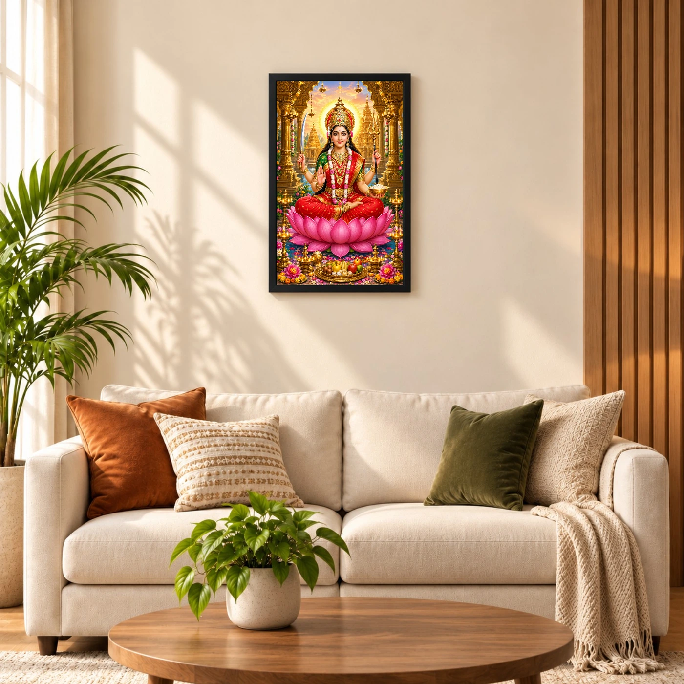 Santoshi Maa Friday Vrat Blessings Photo Frame 8 Santoshi Maa Friday Vrat Blessings Photo Frame — black frame sofa