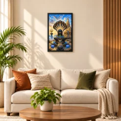 Nageshwar Dwarka Serpent Canopy Photo Frame 16 Nageshwar Dwarka Serpent Canopy Photo Frame — black frame sofa