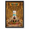 Rameshwaram Ramanathaswamy Corridor Photo Frame 18 Rameshwaram Ramanathaswamy Corridor Photo Frame — black frame clean