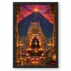 Arunachaleswar Karthigai Deepam Photo Frame — black frame clean
