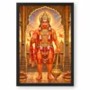 Salasar Balaji Sindoor Blessings Photo Frame — black frame clean