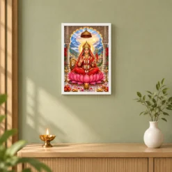 Chintpurni Mata Himachal Photo Frame 14 Chintpurni Mata Himachal Photo Frame — white frame distant wall