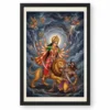 Mahishasuramardini Durga Demon Battle Dramatic Epic Art Photo Frame 19 Mahishasuramardini Durga Demon Battle Dramatic Epic Art Photo Frame — black frame clean