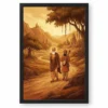 Guru Nanak Bhai Bala Spiritual Journey India Warm Art Photo Frame 19 Guru Nanak Bhai Bala Spiritual Journey India Warm Art Photo Frame — black frame clean