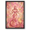 Goddess Lakshmi Abstract Gold Pink Contemporary Spiritual Art Photo Frame 18 Goddess Lakshmi Abstract Gold Pink Contemporary Spiritual Art Photo Frame — black frame clean