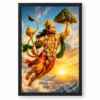 Veer Hanuman — Sanjeevani Mountain Frame 19 Veer Hanuman — Sanjeevani Mountain Frame — black frame clean