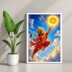Bal Hanuman — Leaping to the Sun Frame 12 Bal Hanuman — Leaping to the Sun Frame — white frame console