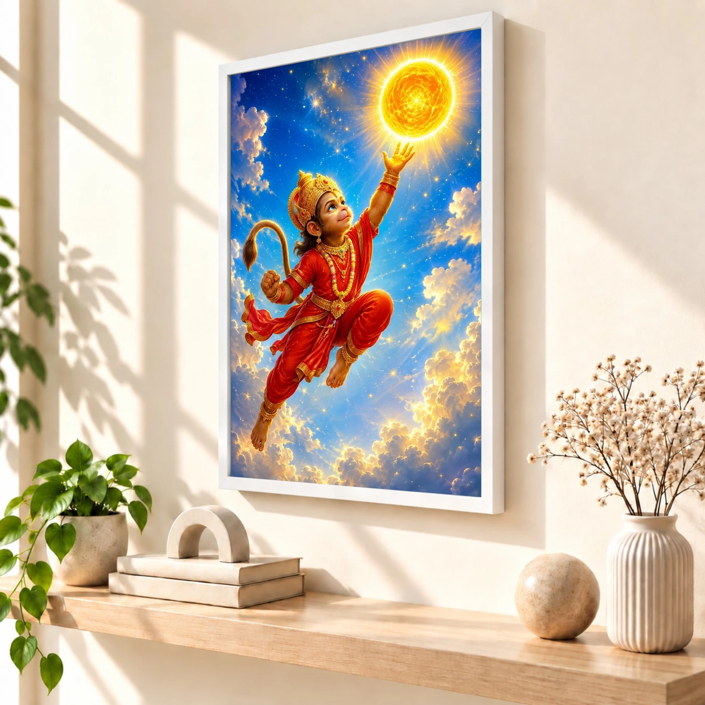 Bal Hanuman — Leaping to the Sun Frame 57 Bal Hanuman — Leaping to the Sun Frame — white frame